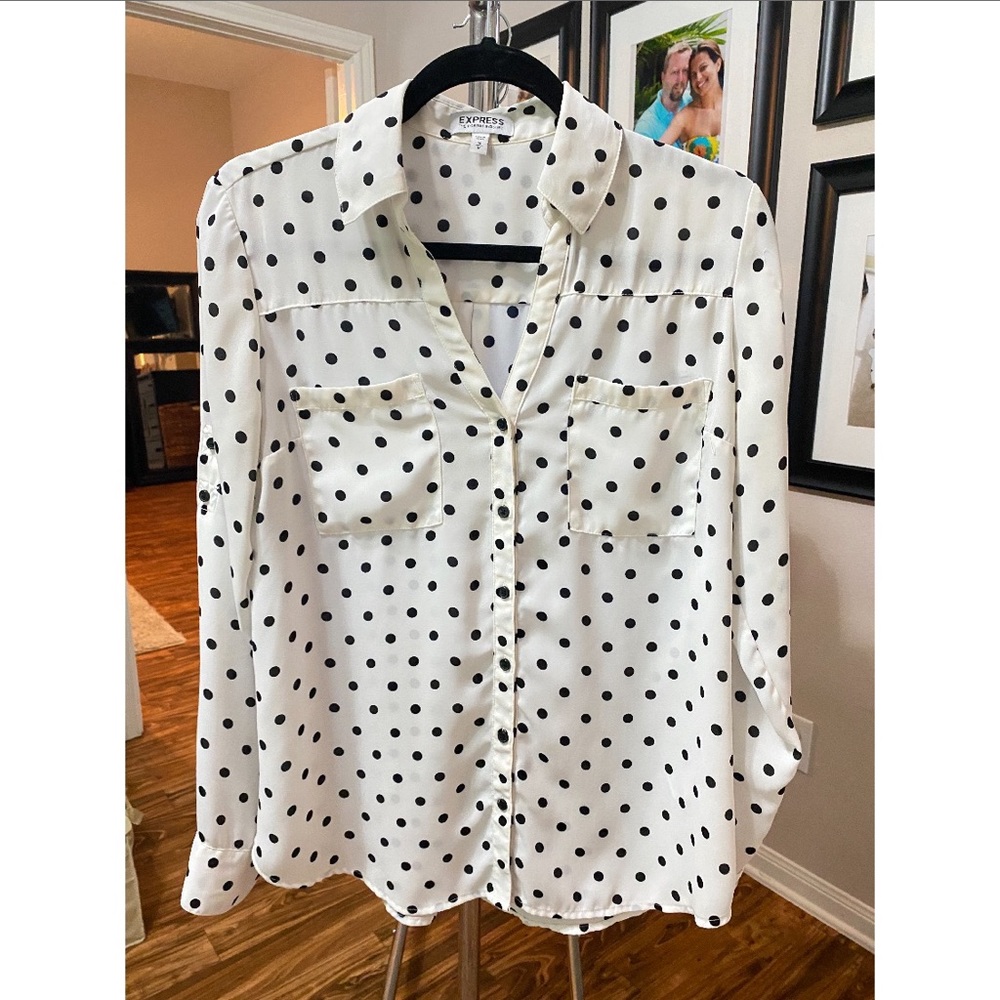 Express Portofino Shirt Polka Dot